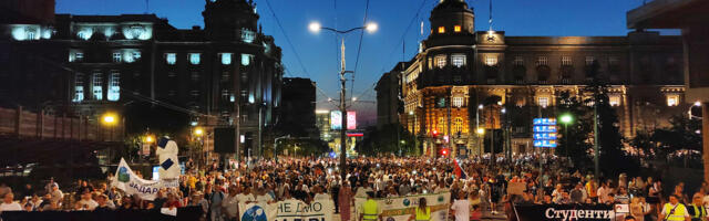Beograd: Održan trinaesti protest „Srbija protiv nasilja“