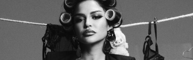 Crna čipka, telo oblepljeno trakom i halteri: Aleksandra Mladenović nikad izazovnija