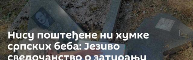 Нису поштеђене ни хумке српских беба: Језиво сведочанство о затирању постојања целог народа