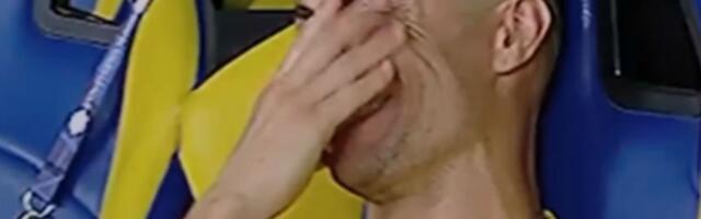 Pogledajte Ronaldovu reakciju kada je ostao bez titule na 10 sekundi do kraja meča