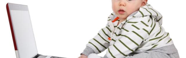Studija: Tri četvrtine britanskih beba provodi vreme pred kompjuterom