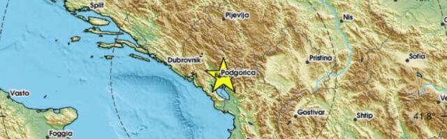 ZALJULJALA SE CRNA GORA! Zemljotres jutros registrovan kod Podgorice