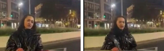 SRAMNO! Pijana i drogirana blokaderka cepala trobojku kod Ćacilenda! (VIDEO)