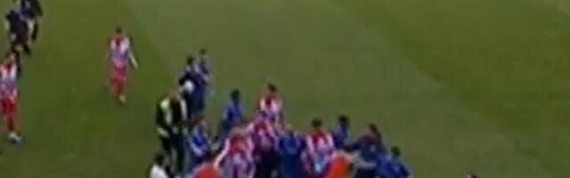 Sukob igrača Zvezde i Pazara kod tunela: Unošenje u lice najboljem igraču meča, pogledajte veliku gužvu!