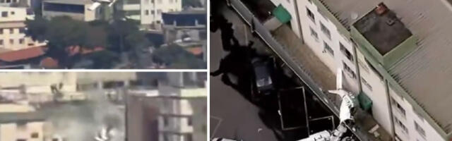 (UZNEMIRUJUĆE) AVION SE ZAKUCAO U ZGRADU! Svet obilaze zastrašujući snimci, jeziva nesreća u epicentru grada! (VIDEO)