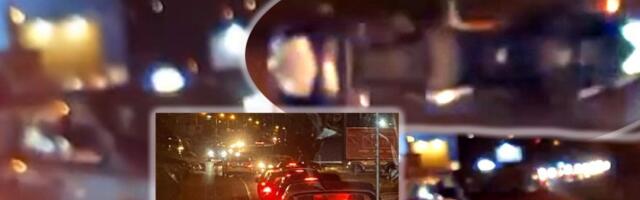 Jeziv sudar motocikla i automobila! Haos na Smederevskom putu (FOTO/VIDEO)
