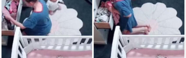 BEBA SE IGRALA NA PODU DOK JE MAMA TRAŽILA ODEĆU U FIOCI: Dete je nestalo u sekundi dok je žena prestravljeno i u panici zavirivala po ćoškovima!(VIDEO)