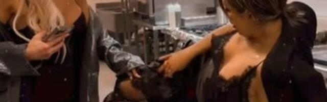 Ana Nikolić upala u kuhinju restorana, pa legla na sto: Scena frapirala sve, čašu ne ispušta, a radnici...