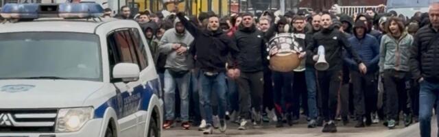 Opsada Čaira: Delije u korteu stigle na polufinale Kupa Radivoja Koraća (VIDEO)