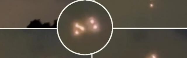 NEPOZNATI DRONOVI ILI VANZEMALJCI? Pogledajte snimak u blizini vojne baze! Gore mreže, niko ne zna ŠTA JE OVO (VIDEO)