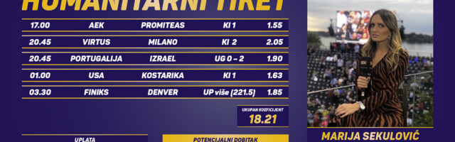 Humanitarni tiket u podne: Marija Sekulović tipuje za lečenje Sergeja Milićevića, fondacija Podrži život