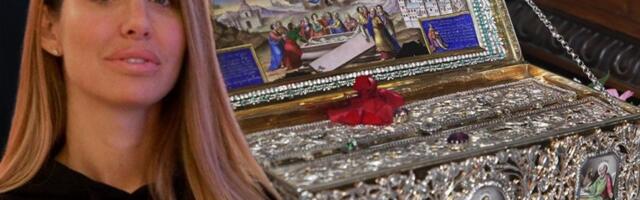 SLOBINA ŽENA CELIVALA POJAS PRESVETE BOGORODICE: Jelena usnimila neverovatan prizor (VIDEO)