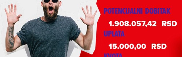 LUDI TIKET (-), subota, 1.908.057 dinara: Ono kad te proda najmanja kvota
