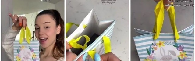Kako koristite kesu za poklone? Većina neispravno (VIDEO)