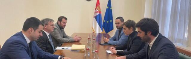 JOŠ JEDNO PRIZNANJE ZA SRBIJU! Ana Brnabić se sastala se sa Erikom Šajnermanom, generalnim direktorom CIBT