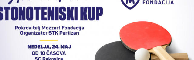 HUMANITARNI STONOTENISKI KUP: Fondacija Mozzart i STK Partizan u znaku sporta i solidarnosti