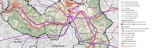Рани јавни увид Просторног плана подручја за изградњу регионалног пречишћивача отпадних вода Пожеге, Ужица и Ариља