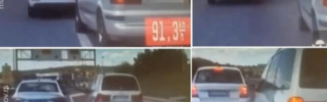 HAOS NA AUTO-PUTU! Bežao pa probio naplatnu rampu, šutirao policajce, kada su ga konačno savladali suspendovana trojica policajaca