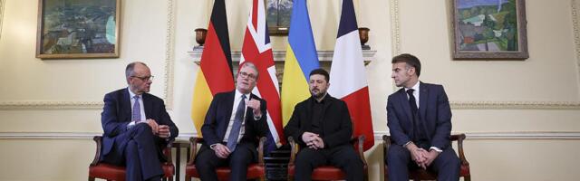 ZELENSKI SRDAČNO DOČEKAN U LONDONU: Za ukrajinskog lidera postavljen crveni tepih, o zagrljaju sa Starmerom svi bruje! Slede KLJUČNI razgovori! (FOTO/VIDEO)