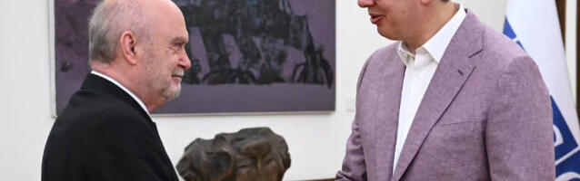 Vučić se sastao sa generalnim sekretarom Organizacije za evropsku bezbednost i saradnju (FOTO)