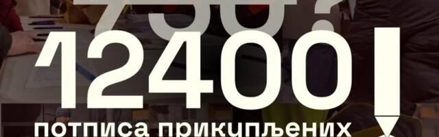 U akciji Raspiši pobedu u Kragujevcu prikupljeno 12.400 potpisa