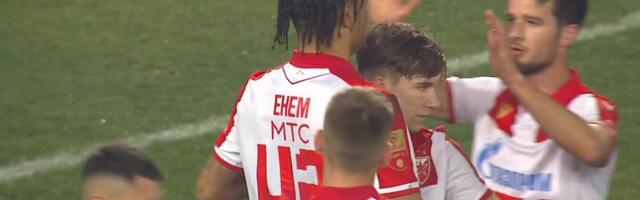Enem iz penala postiže prvenac za Zvezdu!