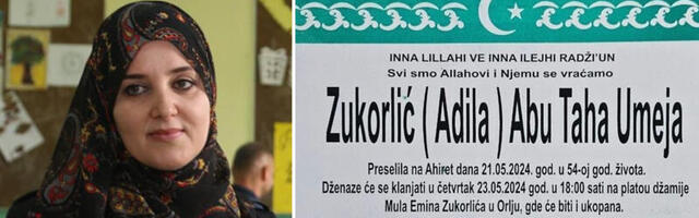 Dženaza Umeji Zukorlić u četvrtak u Orlju