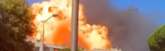 STRAVIČNA EKSPLOZIJA u Rimu: Razneta benzinska pumpa (VIDEO)