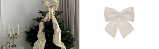 Minimalističke jelke sa mašnama su jedan od najlepših decor trendova ove zime