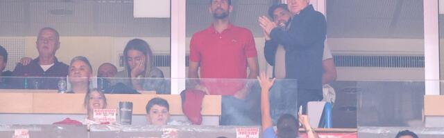 NOVAK ĐOKOVIĆ PROSLAVIO POBEDU CRVENE ZVEZDE: Kakva reakcija velikog šampiona, vidi se koliko je hteo trijumf!