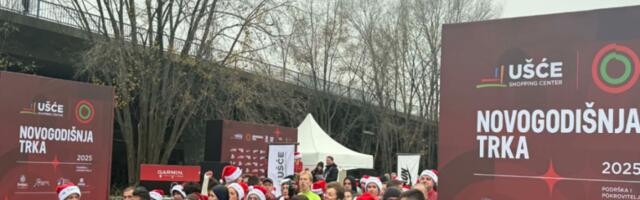 U PRAZNIČNOM DUHU: Počela prva “Ušće novogodišnja trka 2025” u Beogradu
