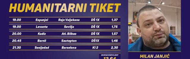 Humanitarni tiket u podne: Milan Janjić tipuje za lečenje mališana, Vukana Stoiljkovića