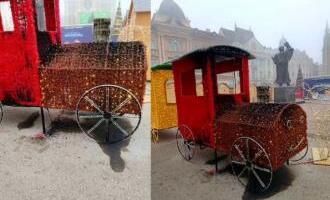 "NE MOGU ZAISTA DA RAZUMEM ZAŠTO BILO KOME SMETA TAJ VOZIĆ" Uništen dečji voz na Trgu slobode u Novom Sadu?! Mićin zgranut: Nije to slučajno (FOTO)