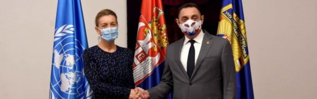 VULIN SA KOORDINATORKOM UN, ISTAKLI ZNAČAJ SARADNJE I ZAJEDNIČKIH NAPORA U SUZBIJANJU KRIMINALA