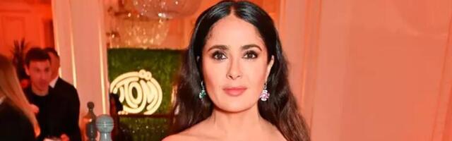 Lady in red: Salma Hajek zablistala u haljini Vivienne Westwood