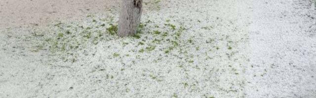Zabelela se Mačva: Na nevreme upozoravala i crkvena zvona, pale velike količine grada, prizor je zapanjujući