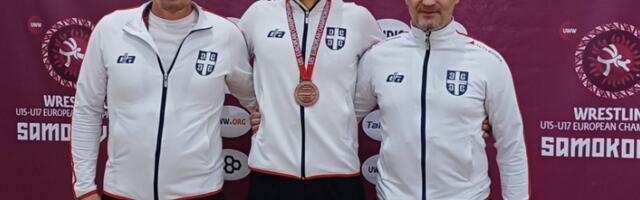 Давид Хаби освојио бронзану медаљу на Европском првенству у рвању