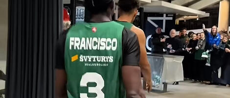 Žalgiris pronašao zamenu za Fransiska, stiže zvezda Virtusa
