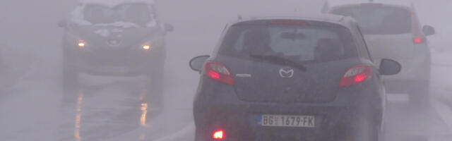 AMSS upozorava na smanjenu vidljivost i poledicu na putevima u planinskim predelima