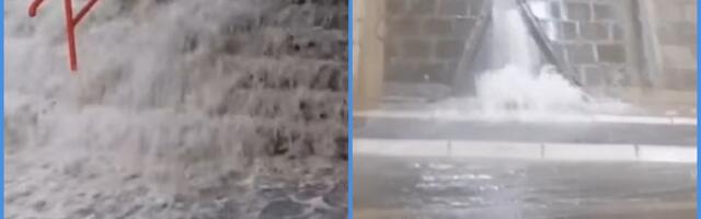 Vodopad kod Tiršove, gejzir na Orlovači (VIDEO)