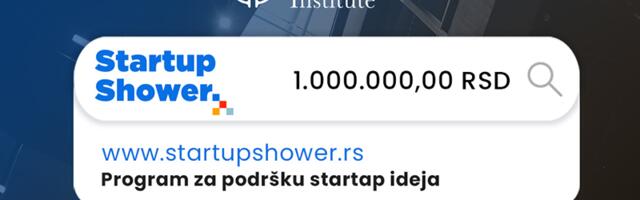 Otvoren konkurs za Startup Shower – prijavi svoju ideju i osvoji 1.000.000 RSD