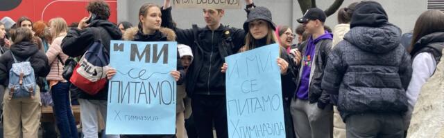 Protest učenika protiv državne mature: Mi se pitamo, nas se tiče