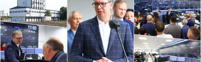 "PONOSAN SAM NA NAŠE REZULTATE, ALI UVEK ŽELIM VIŠE I BOLJE" Vučić nakon obilaska novoizgrađenog dispečerskog centra u Beogradu: Insistiraću da poboljšamo rad