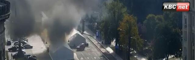 Jedna osoba privedena ispred Skupštine, Ćacilend u plamenu (VIDEO)