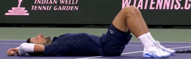 Da li je ovo najluđi poen karijere Đokovića? Posle 26 udaraca, samo je pao uz ovacije celog stadiona! /VIDEO/