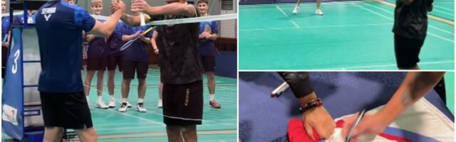 "NE PADA MI TEŠKO AKO IZGUBIM OD NAJBOLJEG NA SVETU" Mali igrao s Lin Danom: U badmintonu smo danas izgubili, ali, na kraju dana važno je da SRBIJA POBEĐUJE!