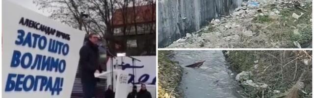 Vučić 2018. obećao sanaciju potoka i - SLAGAO (VIDEO)