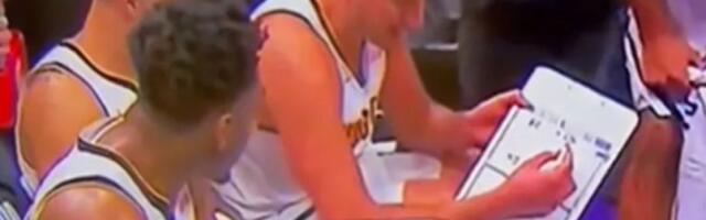 DAJ TU TABLU OVAMO! Nikola Jokić urlao na saigrače i pokazao ko je gazda u Denveru (VIDEO)