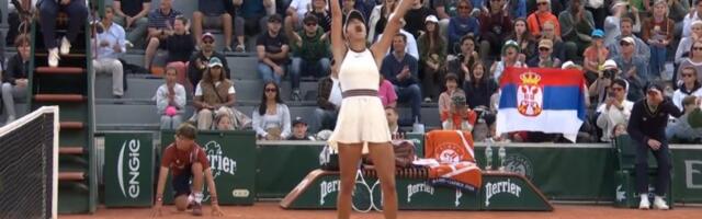 BRAVO! Olga Danilović u trećem kolu Rolan Garosa