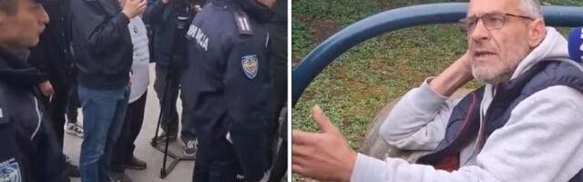 Policajci hteli da legitimišu Jaćimovića dok štrajkuje glađu - posle toga mu pozlilo (VIDEO)